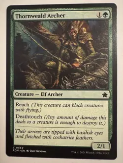 Thornweald Archer [Foundations] Magic MTG - Image 1