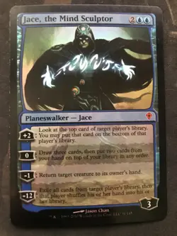 *** Jace, the Mind Sculptor *** - FOIL Worldwake - EX-NM - MtG Magic - Image 1