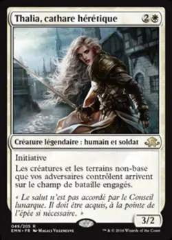 Magic The Gathering MTG THALIA, HERETIC CATHAR FRENCH Eldritch Moon NM Near Mint - Image 1