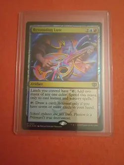 Resonating Lute ** FOIL EXTENDED ART ** #355 - Secrets of Strixhaven - NM MTG - Image 3