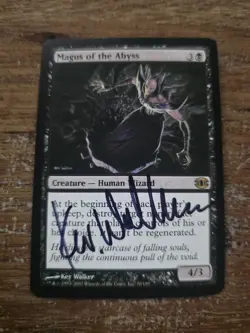 Magus Of The Abyss Artist Proof SIGNED By Kev Walker Magic The Gathering - Image 1