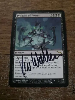 Promise Of Power Artist Proof SIGNED By Kev Walker Magic The Gathering - Image 1