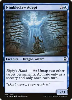 Nimbleclaw Adept Commander Legends: Battle for Baldur's Gate MTG NM - Image 1