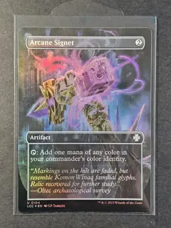 MTG Arcane Signet (Borderless Foil) U 104 Commander: the Lost Caverns of Ixalan - Image 1