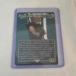 Magic: The Gathering Cloud, Midgar Mercenary Legendary Creature Universes Beyond - Image 1