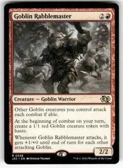 GOBLIN RABBLEMASTER #558 MTG FOUNDATIONS JUMPSTART - Image 1