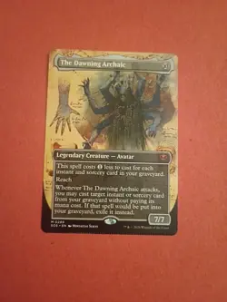 The Dawning Archaic 289 (Borderless) Secrets of Strixhaven Regular MTG SOS NM - Image 1