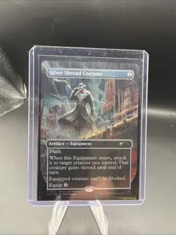 Silver Shroud Costume Promo 0915 Secret Lair Drop Foil MTG - Image 1