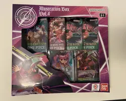 One Piece Card Game Illustration Box Vol 4. (4 Boosters / New Factory Sealed) - Image 1