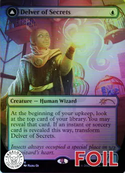 Delver of Secrets (722) - Secret Lair Cute to Brute - 722 - NM Foil - Image 1