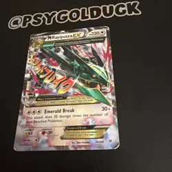 M Rayquaza EX 76/108 Full Art Ultra Rare Holo Pokemon TCG Roaring Skies DMG B19 - Image 3