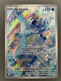 Articuno NM IR 161/159 Sv09: Journey Together Pokemon TCG Holo Illustration Rare - Image 1