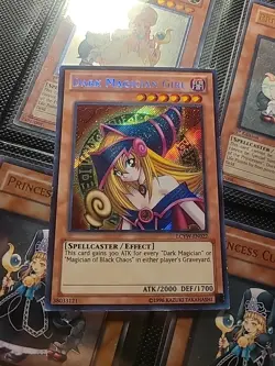 YUGIOH! Dark Magician Girl LCYW-EN022 Secret Rare Unlimited Edition - Image 1