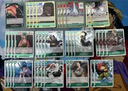 One Piece TCG OP12 Rorona Zoro Green Competitive Deck w/ 10 Dons!! - English - Image 1