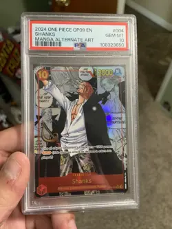 2024 Emperors in The New World OP-09 Shanks Manga Alt PSA 10 Gem Mint - Image 1