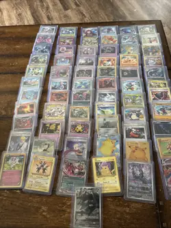 Pokemon Card Lot Of 67 Cards Some Rare All Ship In Top Loaders - Image 1
