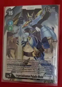 BT8-112 Imperialdramon Paladin Mode Secret Rare - Digimon Card Game/ TCG / CCG - Image 1