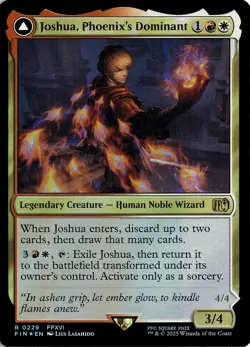 Joshua, Phoenix's Dominant #229 (Foil) (NM) Final Fantasy FIN Magic MTG - Image 1