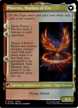 Joshua, Phoenix's Dominant #229 (Foil) (NM) Final Fantasy FIN Magic MTG - Image 2