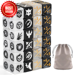 48pc MTG Dice 1/+1 Counters Bulk Creature Stats Tokens Magic, TCG, Card Games US - Image 1