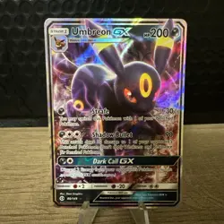 2017 Sun & Moon Umbreon-GX Stage 1/Rare Holo GX #80 - Image 1