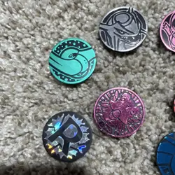 Pokemon TCG Shiny Flip Coin Lot of 10 - Image 1