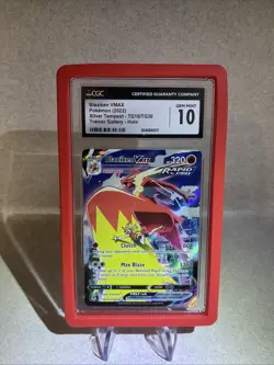 Pokemon 2022 Blaziken VMAX #TG15/TG30 Silver Tempest Holo CGC 10 (With Guard) - Image 1
