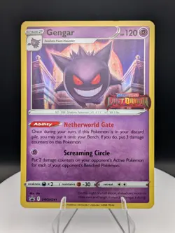 Pokemon TCG: Sword and Shield Prerelease SWSH241: Gengar Black Star Promo (NM) - Image 1