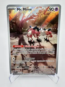Mr. Mime 179/165 Sv: Scarlet & Violet 151 Holo Pokemon Lightly Played - Image 1