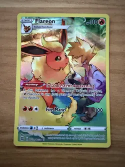 Pokemon Flareon TG01/TG30 Brilliant Stars Near Mint NM - Image 1