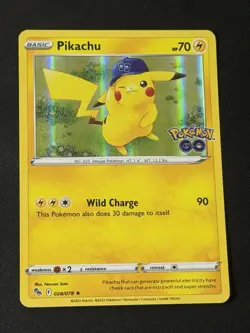Pikachu 028/078 - Pokemon TCG Pokemon GO (2022) - Holo Rare - Image 1