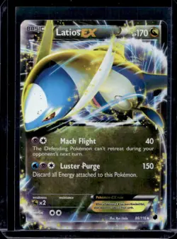 2013 Pokemon Black & White Plasma Freeze Latios #86/116 - Image 1