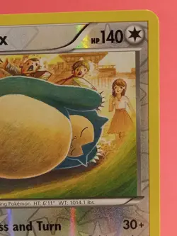 Pokemon TCG Snorlax 77/124 XY Fates Collide Reverse Holo Rare Lightly Played - Image 5
