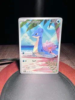 Pokemon TCG Misty's Lapras 194/182 Sv10: Destined Rivals Holo Illustration Rare - Image 1