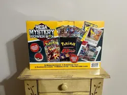 Pokemon Mega Mystery Power Box 2025 New/Sealed - 5 Packs, 1 3-Booster Pack, More - Image 4