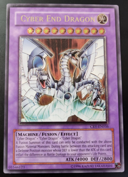 Yu-Gi-Oh! Cyber End Dragon CRV-EN036 Yugioh TCG Ultra Rare unl Exactly as Seen - Image 1