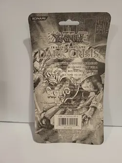 YU-GI-OH! DARK CRISIS Booster Blister Hang Pack English Ed. Konami 1996 1st Ed. - Image 2