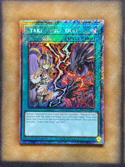 Yugioh Stake Your Soul! RA05-EN069 Platinum Secret Rare 1st Ed NM - Image 1
