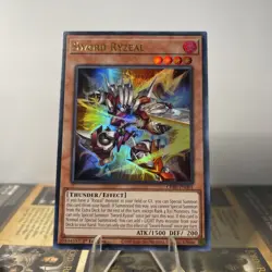 Yugioh Sword Ryzeal CRBR-EN001 Ultra Rare 1st Ed NM - Image 1