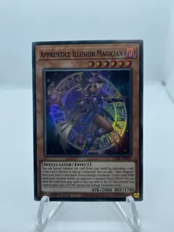 Yugioh Apprentice Illusion Magician LED6-EN007 Super Rare 1st Ed NM - Image 1