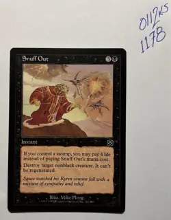 MTG Snuff Out MMQ 162/350 Mercadian Masques Common NM - Image 1