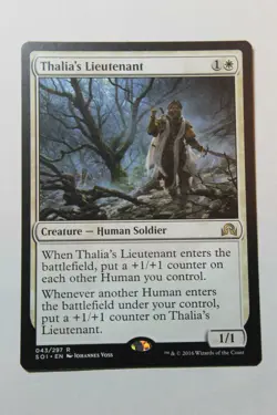 MTG Thalia's Lieutenant x1- -Shadows over Innistrad-Lightly Played - Image 1