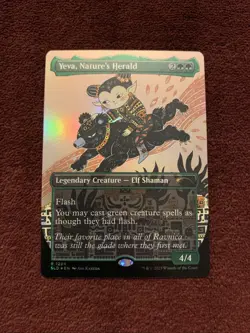 Yeva Nature's Herald Secret Lair Drop Foil 1284 NM+ Unplayed MTG Magic Card - Image 1
