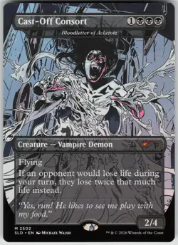 MTG Cast Off Consort Bloodletter of Aclazotz NM Secret Lair Drop Magic 2502 DND - Image 1