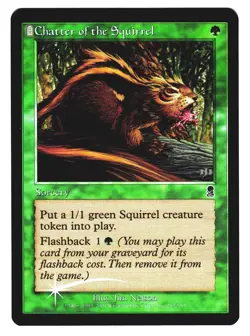Magic The Gathering MTG Odyssey ODY 2001 #233 Chatter of the Squirrel NM FOILx1 - Image 1