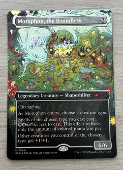 Morophon the Boundless (THICK STOCK Double Rainbow Foil) (Secret Lair #1944) MTG - Image 1