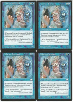 MTG Tolarian Entrancer x4 Weatherlight Rare LP/Played Reserved List - Image 1