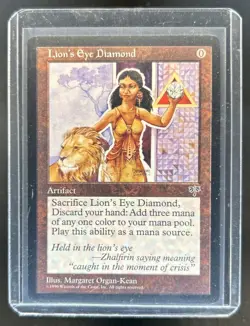 1996 Magic MTG Mirage Lion's Eye Diamond - Image 1