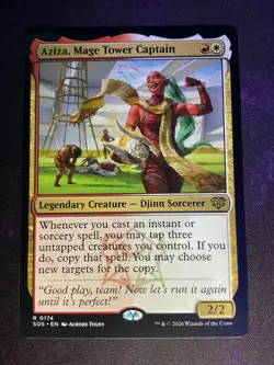 MTG * Aziza, Mage Tower Captain Secrets Of Strixhaven * 1X * NM - Image 1