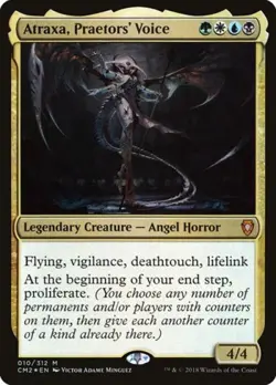 Atraxa, Praetors' Voice -Foil Medium Play MTG Commander Anthology Volume II - Image 1